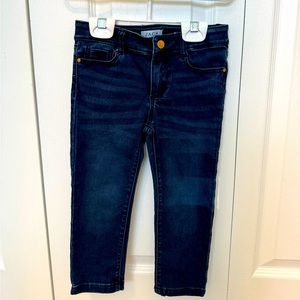 Janie and Jack Skinny Jean in Dark Wash Toddler Girl Size 3